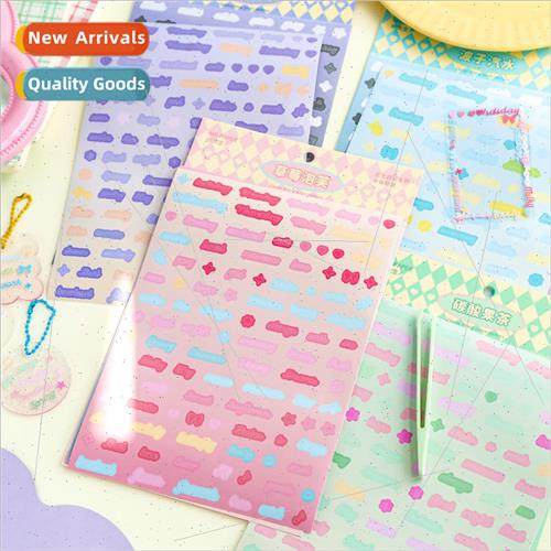 Flat stickers Cheese diary series mple Korean handbook borde