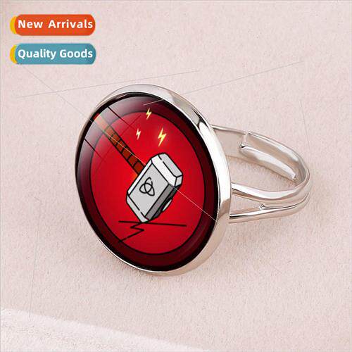 New Accessories American Heroes Badge Ring Thor Captain Amer