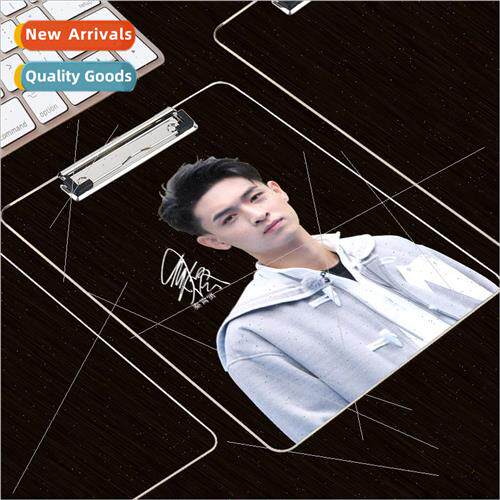 Qin  Xian star acrylic A4 folder clipboard multi-purpose stu
