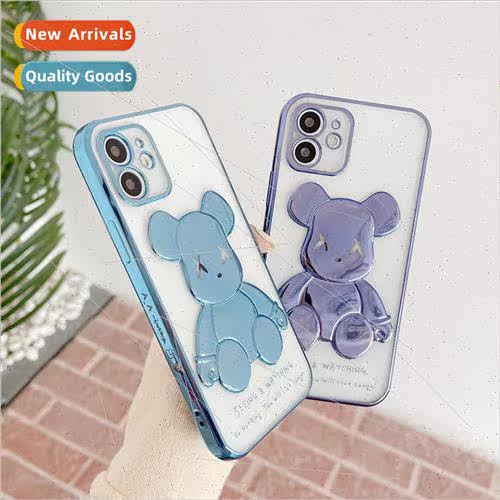 适用 iPhone11/12/13PRO three-dimensional plating violent bea