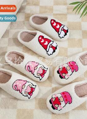 Valentines Day couple winter spring love cotton slippers ind