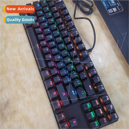 919 Running ght Dazzle Color 87 Keys Gaming Keyboard Green S