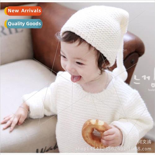 Autumn and winter woolen cap childrens hats beanies cap brai
