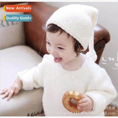 Autumn and winter woolen cap childrens hats beanies cap brai
