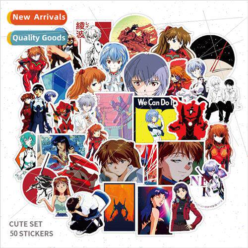 50 cartoon anime Evangelion stickers PVC graffiti stickers s