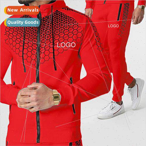 2023 new spring and fall sportswear mens hooded jacket elect