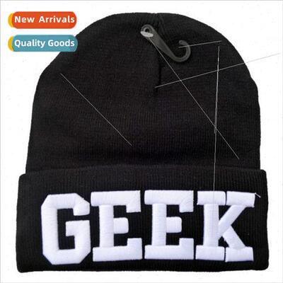 GEEK knit cap winter warm hat Korean  of the nd of wool hat