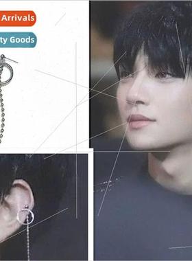 Small seventeen JOSHUA Hong Zhixiu earrings simple mens circ