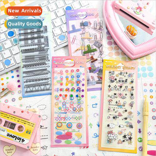 Flat stickers Romantic grocery  series mple salt cartoon sma
