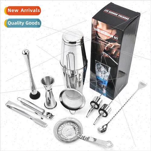New bar tools 10-piece 304 stainless steel cocktail set twel
