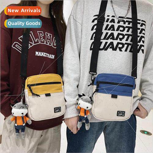 ins clash color small bag female 2022 new Harajuku wind stud
