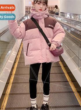 Girls down jacket winter 2023 new childrens winter 90 white