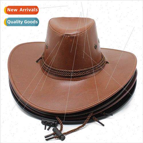Western cowboy hat ethnic outdoor racehorse knight cap imita