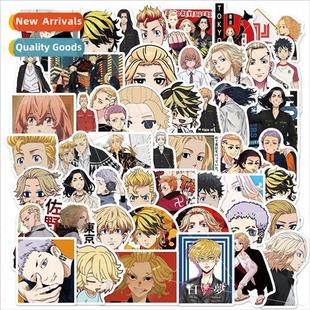 Tokyo anime Avengers graffiti luggage stickers repeating