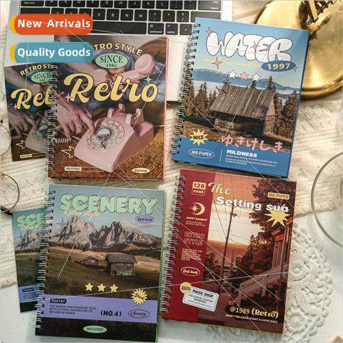 Coil Book Lost Flight Series American Retro Handbook Student