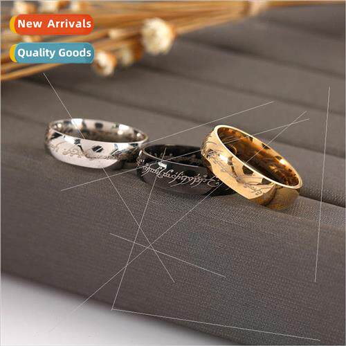 6mm Colorfast Lord of the Rings Titanium Stainless Steel Scr