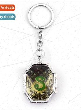 Soulware Keychain Time Gemstone Glass Pendant Keychain Ring