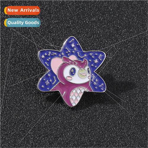 New cute cartoon owl metal badge anime surrounding Owl ster