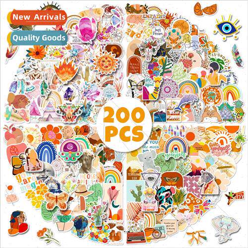 50-550 pcs bohemian stickers BOHO art  PVC removable luggage