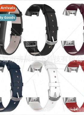 Replacement leather band 适用 fitbit charge3 charge4 smartwa