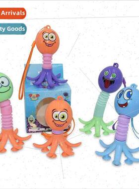 New octopus stching tube suction cup light-up cell phone hol