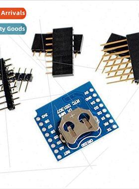 RTC DS1307 + battery - Shield 适用 WeMos D1
