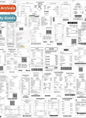 50pcs without attribute small ticket shopping list stickers