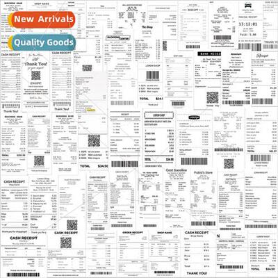 50pcs without attribute small ticket shopping list stickers