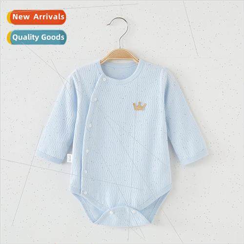Infant wrap-around clothes spring and fall pajamas bottoming