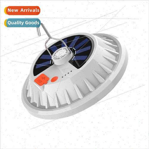 Solar rechargeable LED bulb light home emergency power outag
