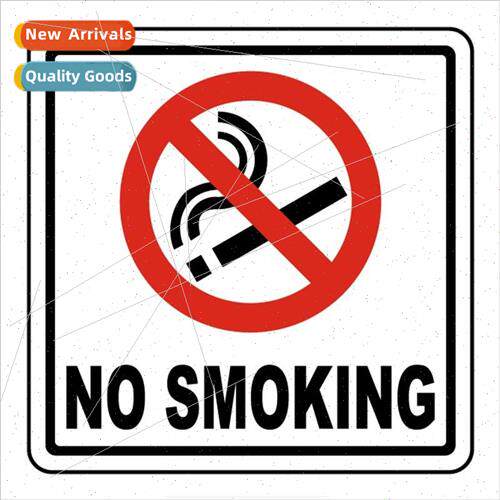 14x14cm No Smoking Warning Colorful Car Stickers Funny Car C