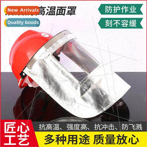 Furnace workers with high-temperature-resistant protective f