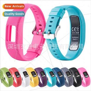 silicone Garminvivofit4 strap metal wrist 适用 buckle Garmin