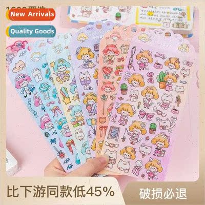 ttle Puffy handbook goo card stickers cute cartoon children