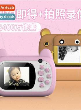 Polaroid Pink Sports Mini Kids Camera Dual Lens Camera DSLR