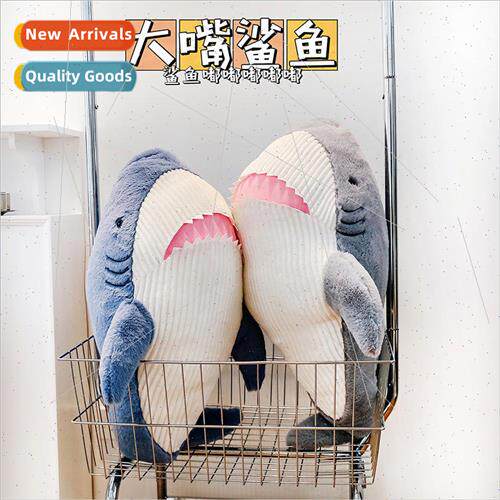 New marine animal plush toys cute shark large pillow doll to