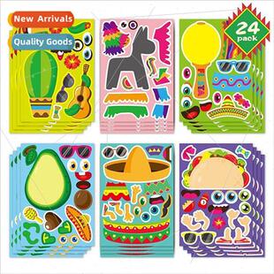 Mexican Fiesta Stickers Mexican Tortilla Stickers Mix & Matc