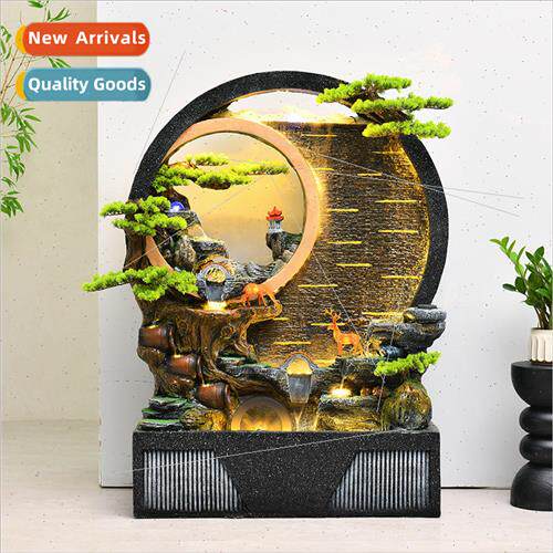 Entry garden courtyard water curtain wall running water scre