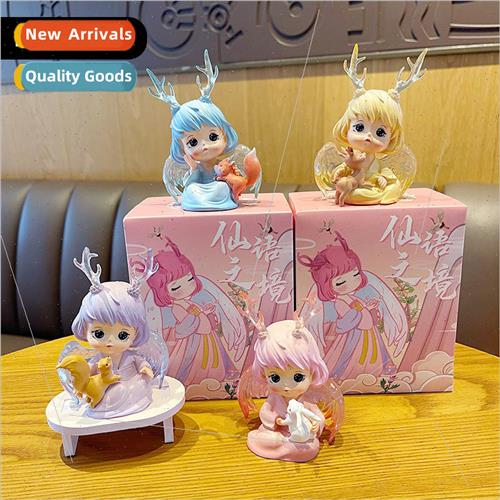 cartoon fairy language of the realm of the blind box ornamen