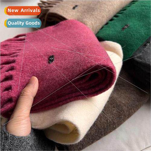 2023 Korea soft and skin-friendly wool small scarf female Ko