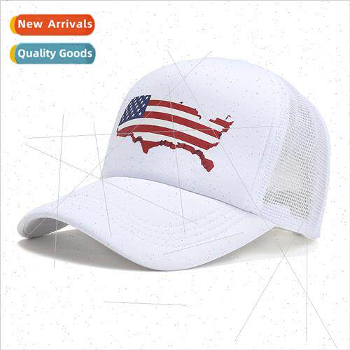 Ins Adult USA Map Baseball Hat Fashion Men Women American Fl
