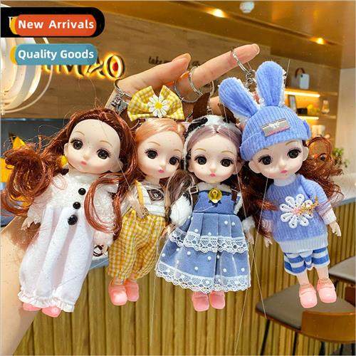 Cartoon Barbie doll keychain fem