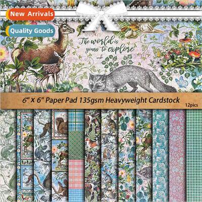 Handbook Decorative Material Paper 适用est Friends 12 Vintag