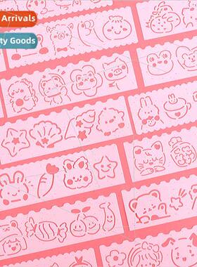 Cute cartoon skeleton handwriting template children elementa