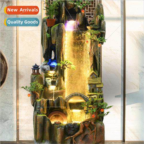Large rockery water fountain ornaments floor living room off