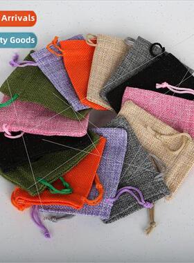 Cotton linen bag drawstring drawstring small bag Bodhi plate