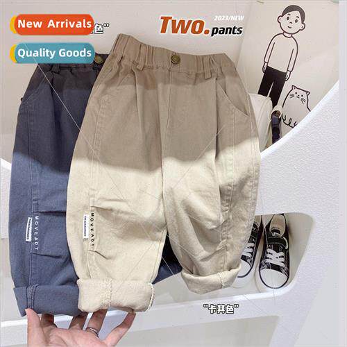 2023 new fall childrens boys and children Korean  of the cot