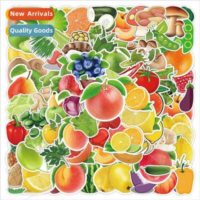 100 cartoon fruits and vegetables childrens early education