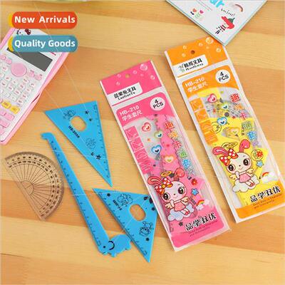 Ruler Set Triangle Board Cute Giraffe Goat Ruler Set Childre