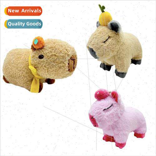 New capybara Plush orange water dolphin plush toy doll plush
